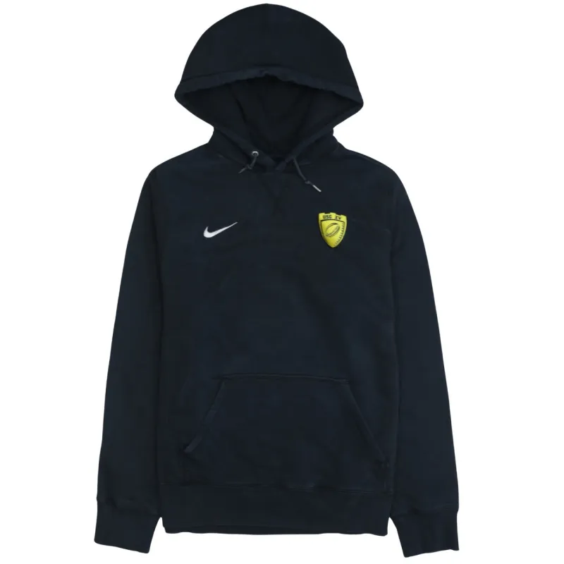 Nike Black Hoodie Men’s Large Embroidered Swoosh USC XV Carcassonne Rugby Sweatshirt sold by Vintage Club