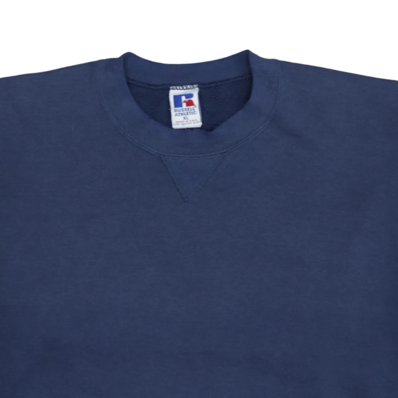 Russell 90's Plain Crew Neck Sweatshirt XLarge Navy Blue sold by Vintage Club product image thumbnail 3
