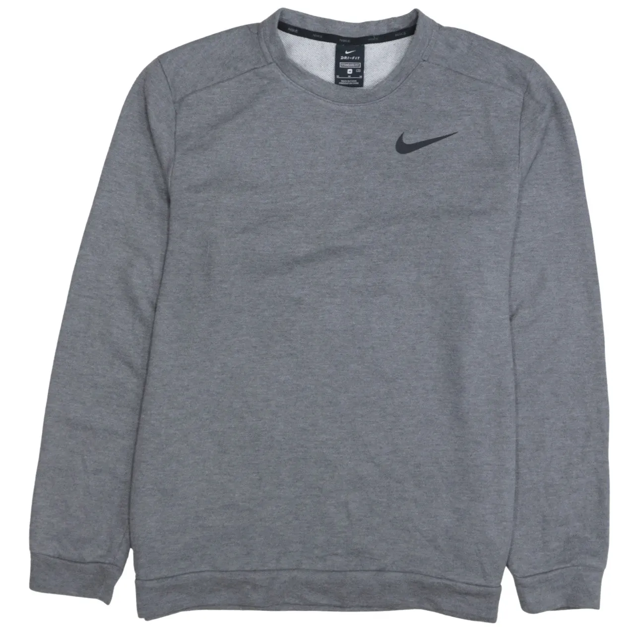 Nike 90's Swoosh Crew Neck Sweatshirt Medium Grey sold by Vintage Club
