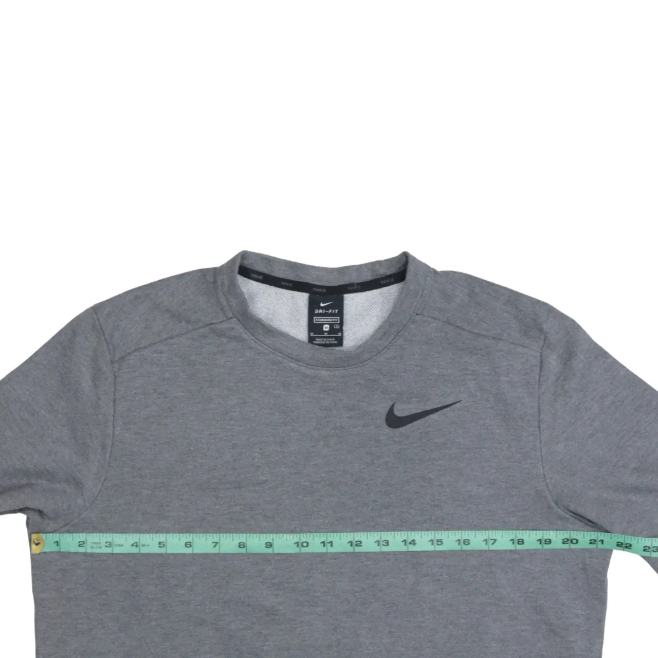 Nike 90's Swoosh Crew Neck Sweatshirt Medium Grey sold by Vintage Club product image thumbnail 5