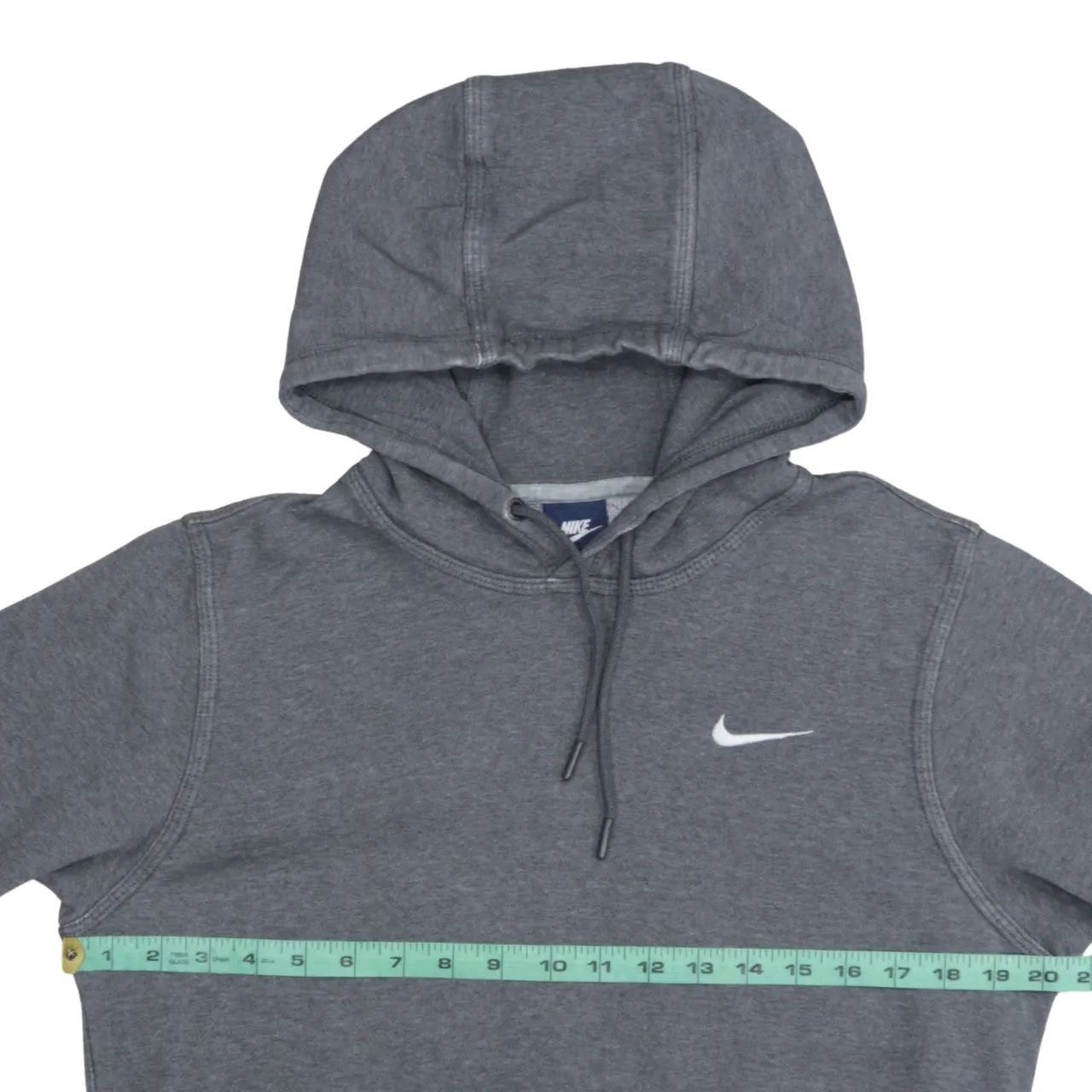 Nike 90's Swoosh Pullover Hoodie Small Grey sold by Vintage Club product image thumbnail 5