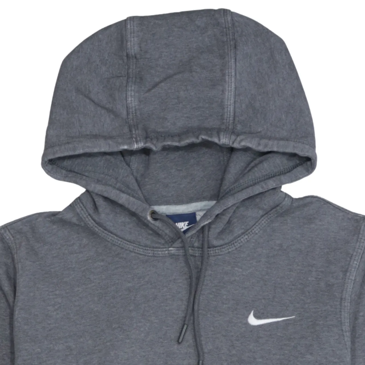 Nike 90's Swoosh Pullover Hoodie Small Grey sold by Vintage Club product image thumbnail 3