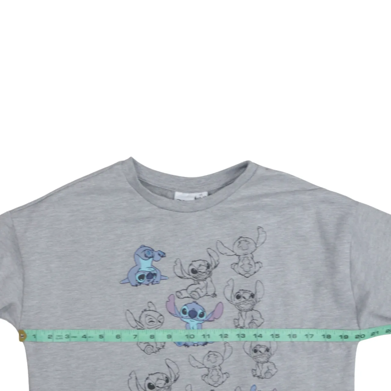 Disney Grey Sweatshirt Men's XSmall Printed Stitch Graphic Crewneck Pullover Fleece Top sold by Vintage Club product image thumbnail 5