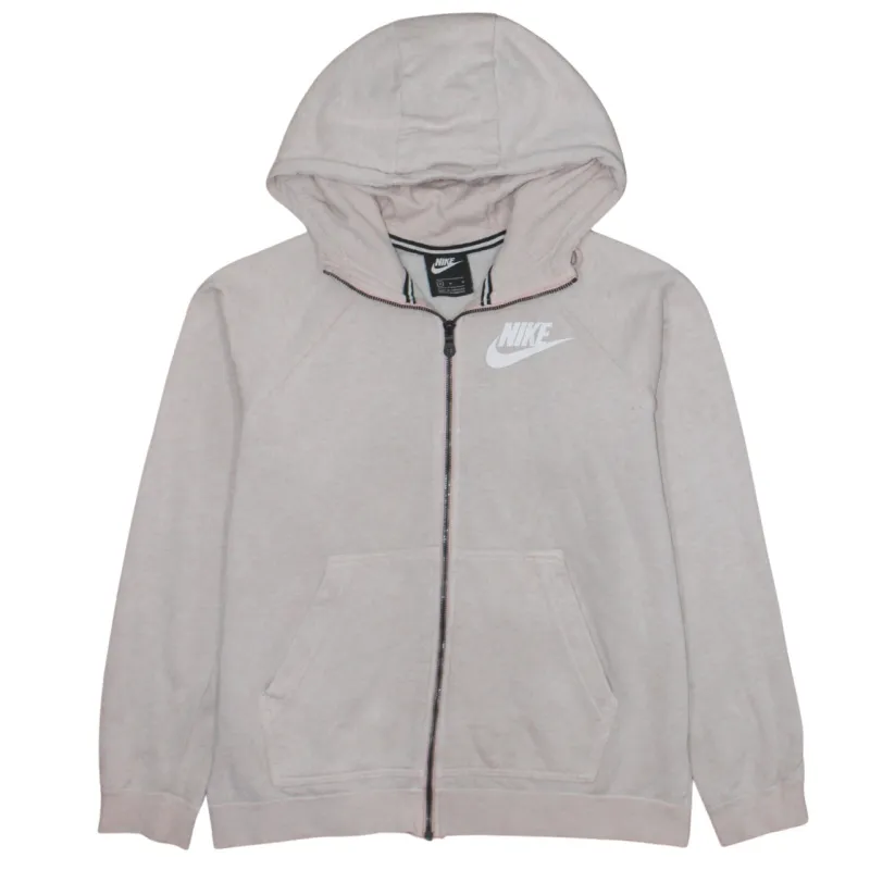 Nike 90's Swoosh Full Zip Up Hoodie Medium Pink sold by Vintage Club