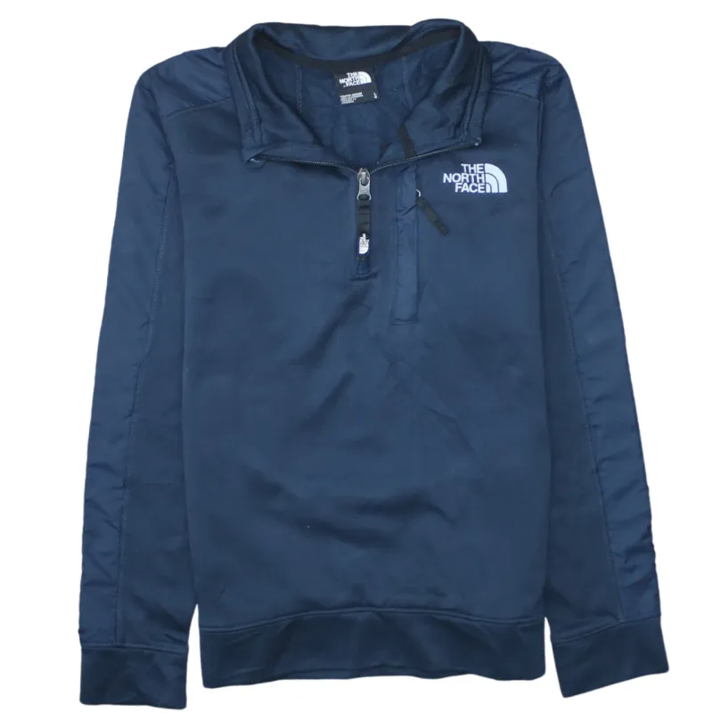 The North Face 90's Lightweight Quarter Zip Sweatshirt Large Navy Blue sold by Vintage Club
