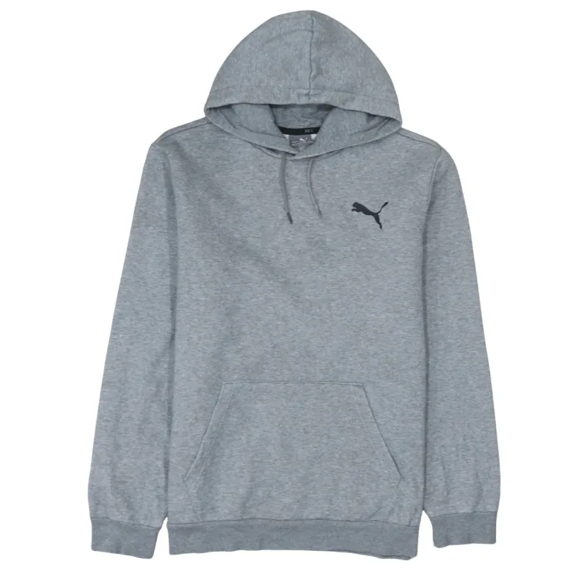 Puma 90's Drawstring Pockets Pullover Hoodie Large Grey sold by Vintage Club