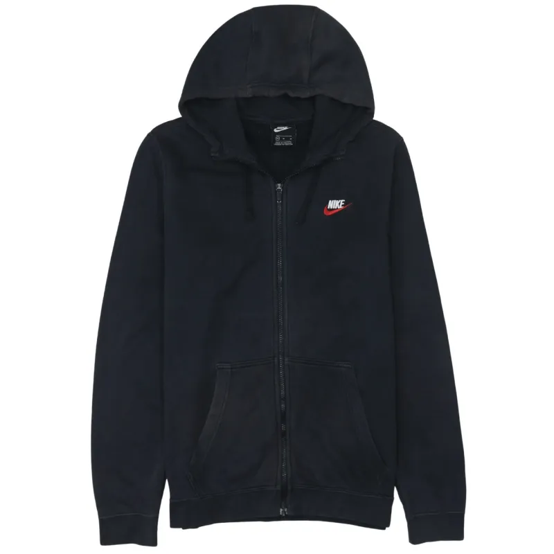 Nike 90's Swoosh Full Zip Up Hoodie Medium Black sold by Vintage Club