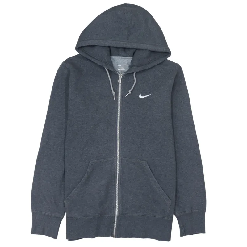 Nike 90's Swoosh Full Zip Up Hoodie Medium Grey sold by Vintage Club