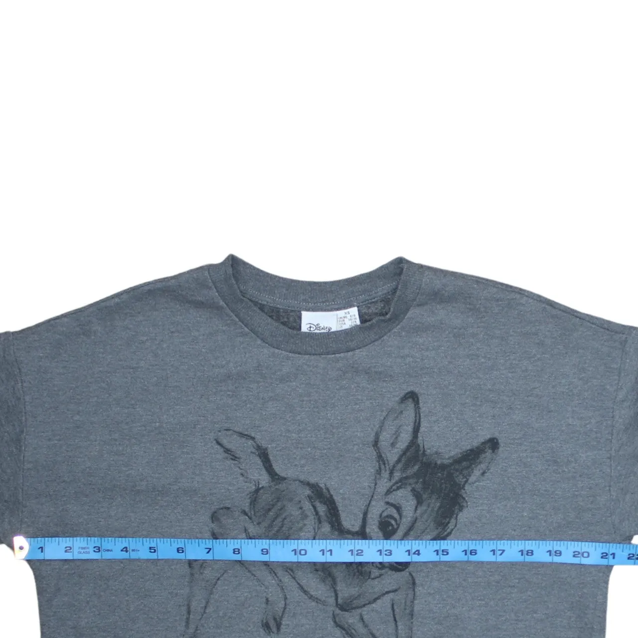 Diseny 90's Bambi Crew Neck Sweatshirt XSmall Grey sold by Vintage Club product image thumbnail 5