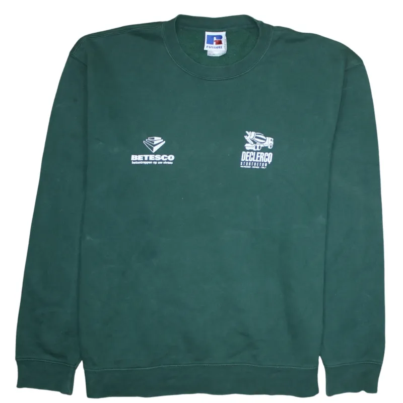 Russell 90's Lightweight Crew Neck Sweatshirt XXLarge (2XL) Green sold by Vintage Club