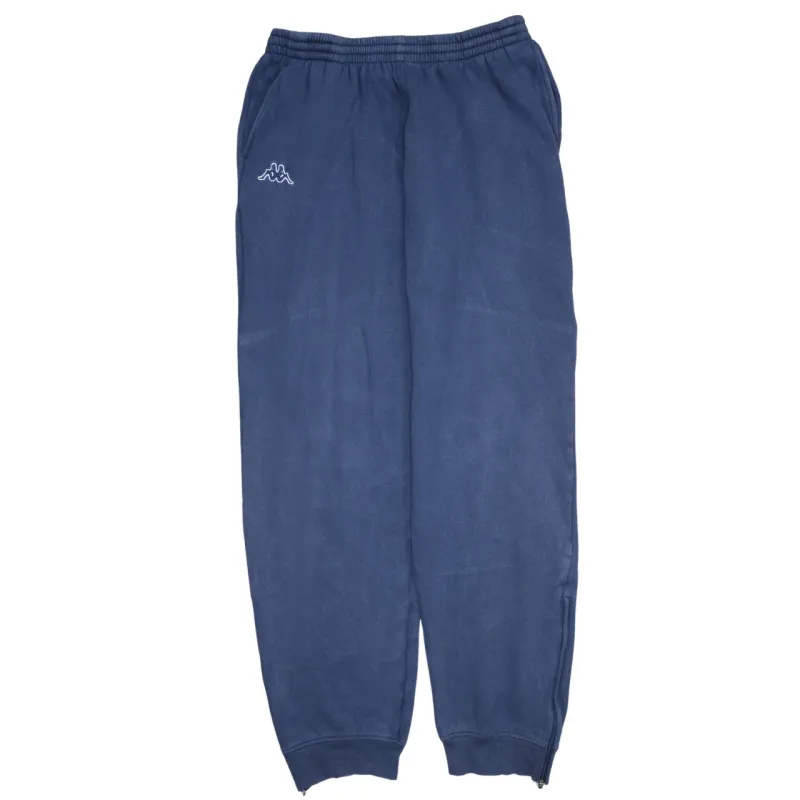 Kappa 90's Rib Cuff Casual Joggers / Sweatpants XLarge Navy Blue sold by Vintage Club