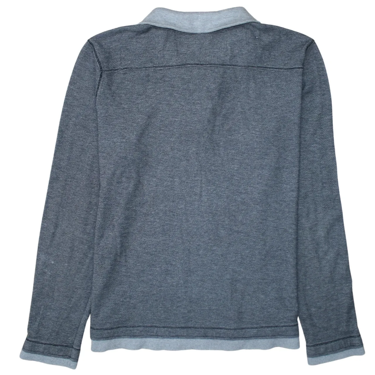 HUGO BOSS Grey Long Sleeve Polo Shirt Men’s XLarge Contrast Collar Casual Top sold by Vintage Club product image thumbnail 2