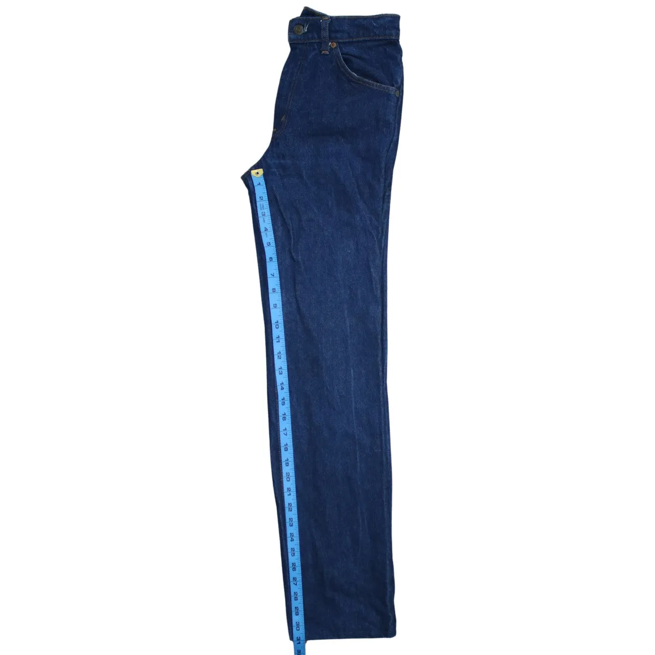 Levi's Dark Blue Jeans Men's 29 Straight Leg Five Pocket Denim Trousers sold by Vintage Club product image thumbnail 5
