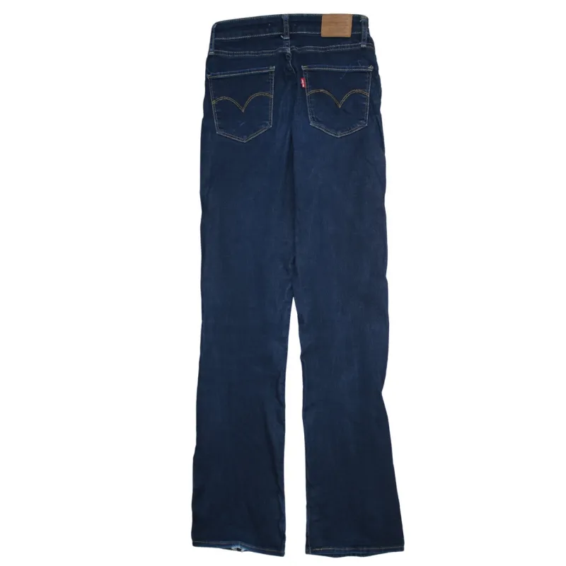 Levi's Dark Navy Jeans Men's 27 High Rise Bootcut Denim Classic Five Pocket Trousers made by Levi's
