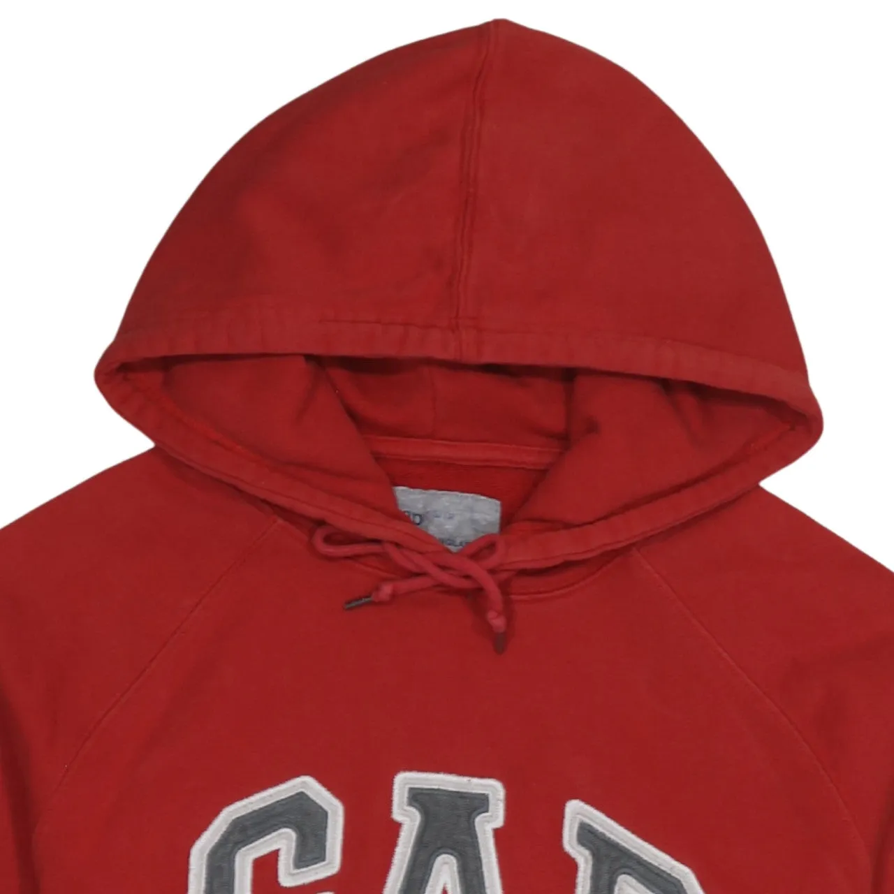 Gap Red Hoodie Men's XSmall Embroidered Logo Front Pocket Pullover Sweatshirt sold by Vintage Club product image thumbnail 3