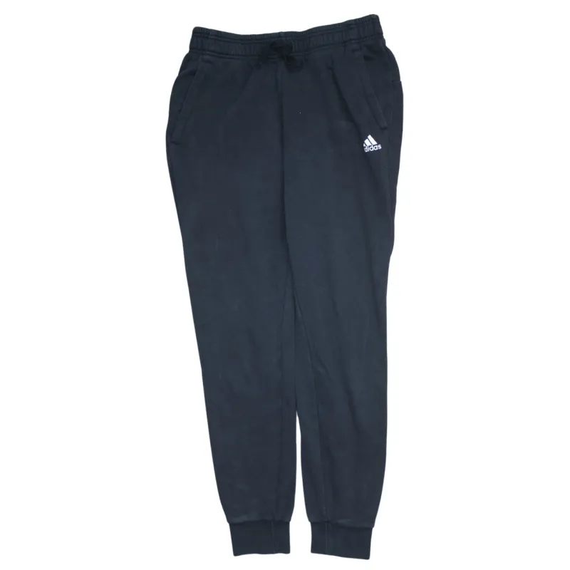 Adidas Black Joggers Men’s 28 Printed Logo Drawstring Waist Cuffed Sweatpants sold by Vintage Club