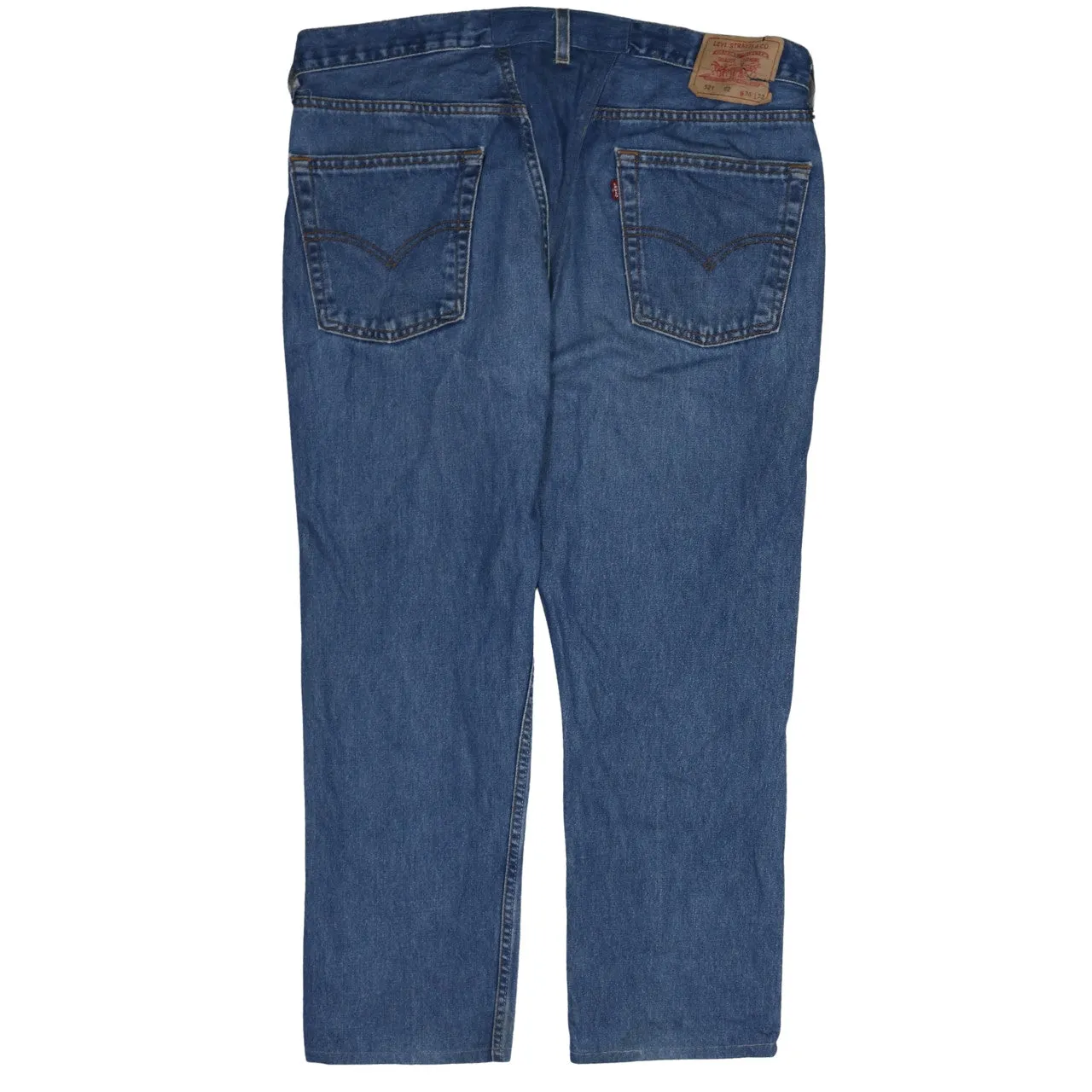 Levi Strauss Blue Denim Jeans Men's W36 L32 Classic Five Pocket Straight Leg sold by Vintage Club