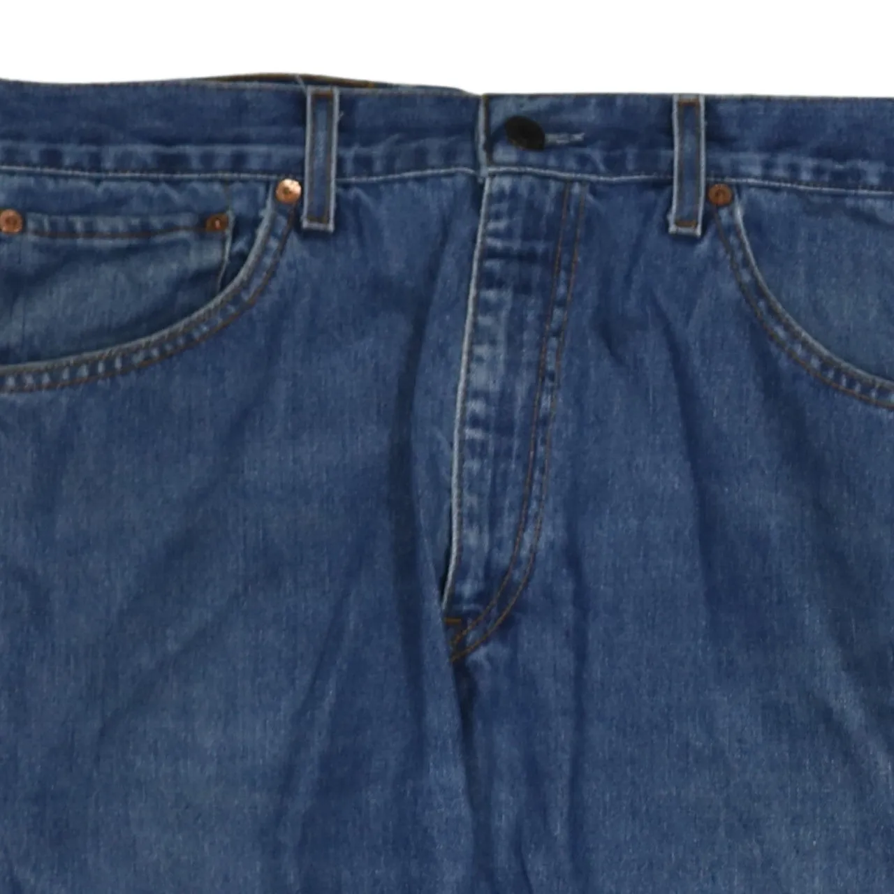 Levi Strauss Blue Denim Jeans Men's W36 L32 Classic Five Pocket Straight Leg sold by Vintage Club product image thumbnail 3