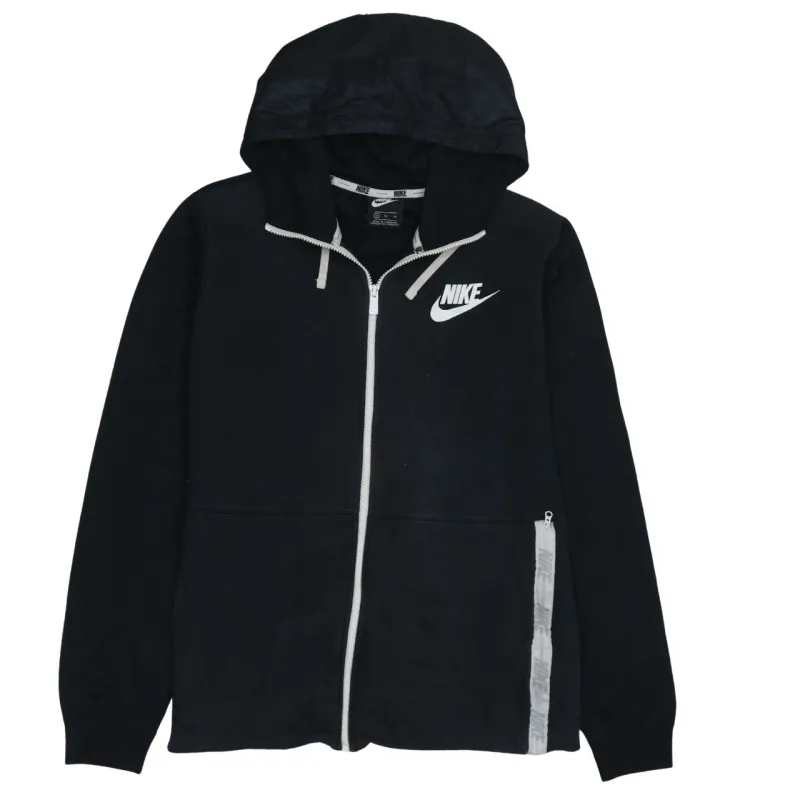 Nike 90's Swoosh Full Zip Up Hoodie XLarge Black sold by Vintage Club