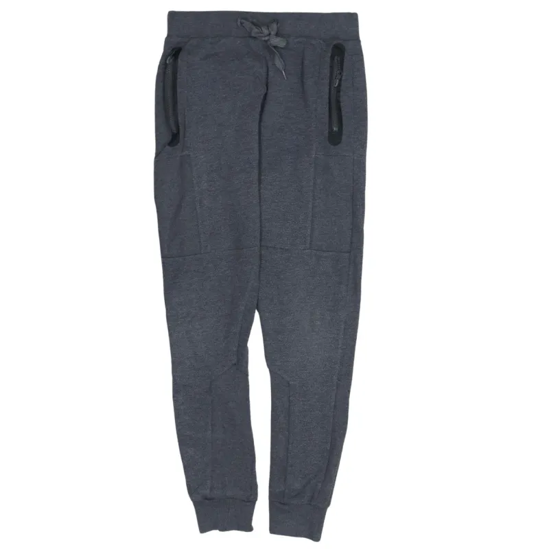 Retro Dark Grey Joggers Men’s 24 Zip Pockets Elastic Cuffs Drawstring Waist Sweatpants sold by Vintage Club