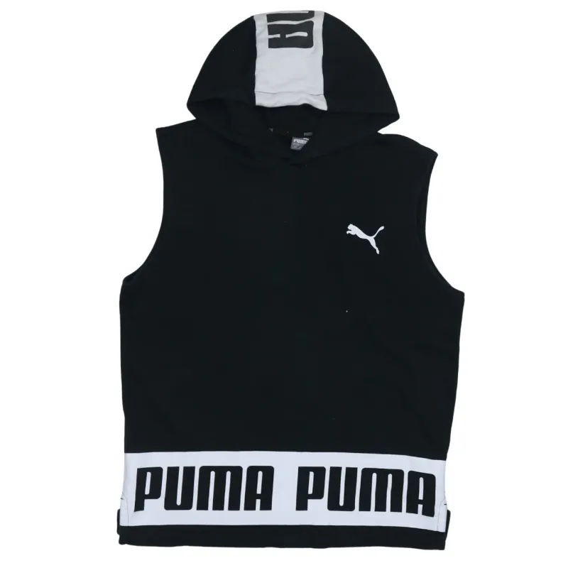 Puma 90's Vest Sleeveless Pullover Gilet Small Black sold by Vintage Club