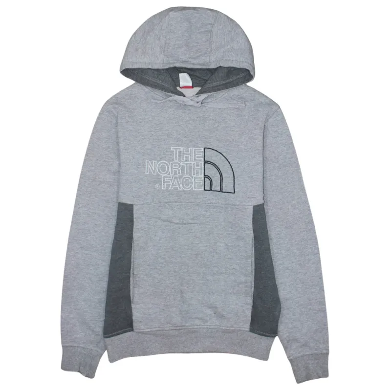 The North Face 90's Spellout Pullover Hoodie Small Grey sold by Vintage Club