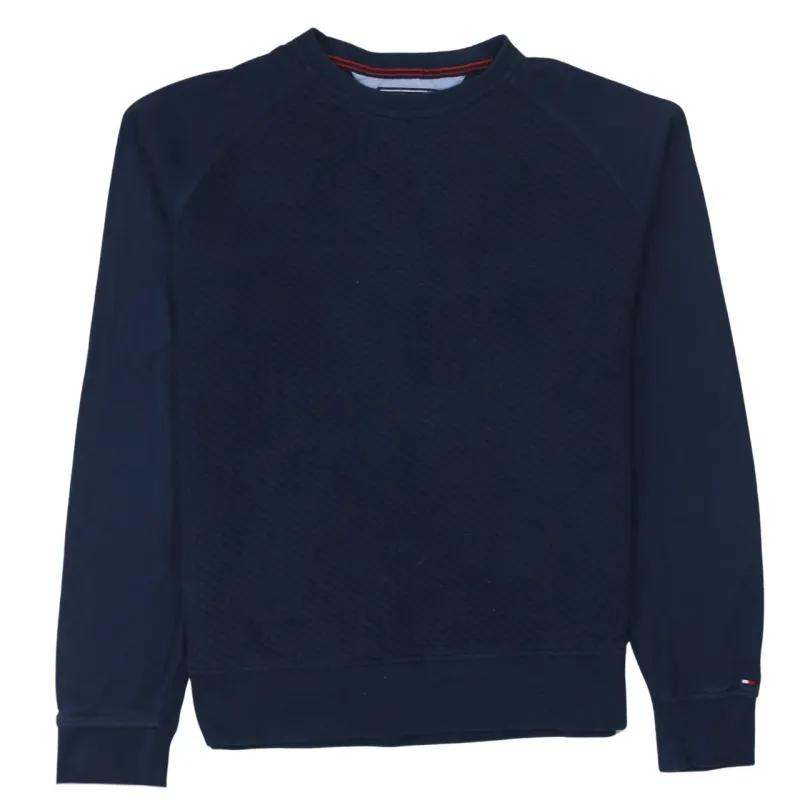 Tommy Hilfiger 90's Lightweight Crew Neck Sweatshirt Large Navy Blue sold by Vintage Club