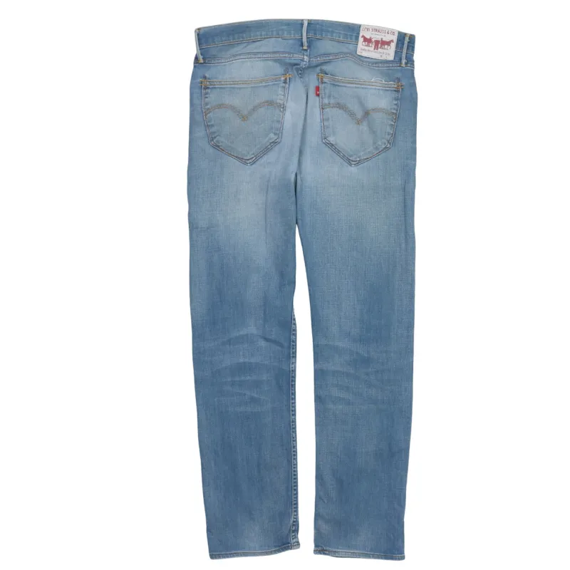 Levi Strauss &Co Light Blue Jeans Men's 34 Straight Leg Faded Wash Five Pocket Denim Pants sold by Vintage Club