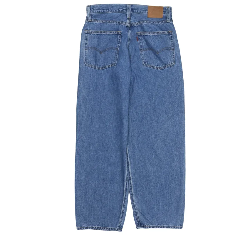 Levi's Blue Denim Jeans Men's 26 Relaxed Fit Five Pocket Zip Fly Trousers sold by Vintage Club