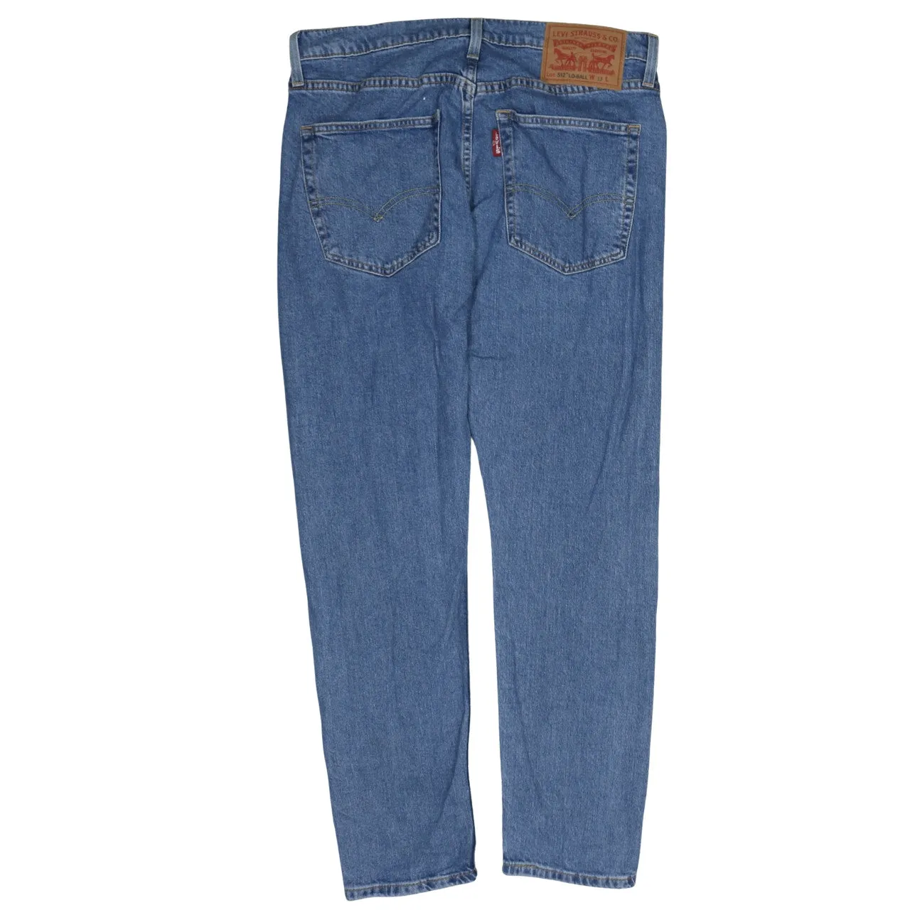 Levi Strauss Blue Jeans Men's W33 Classic Five Pocket Straight Leg Denim Trousers sold by Vintage Club