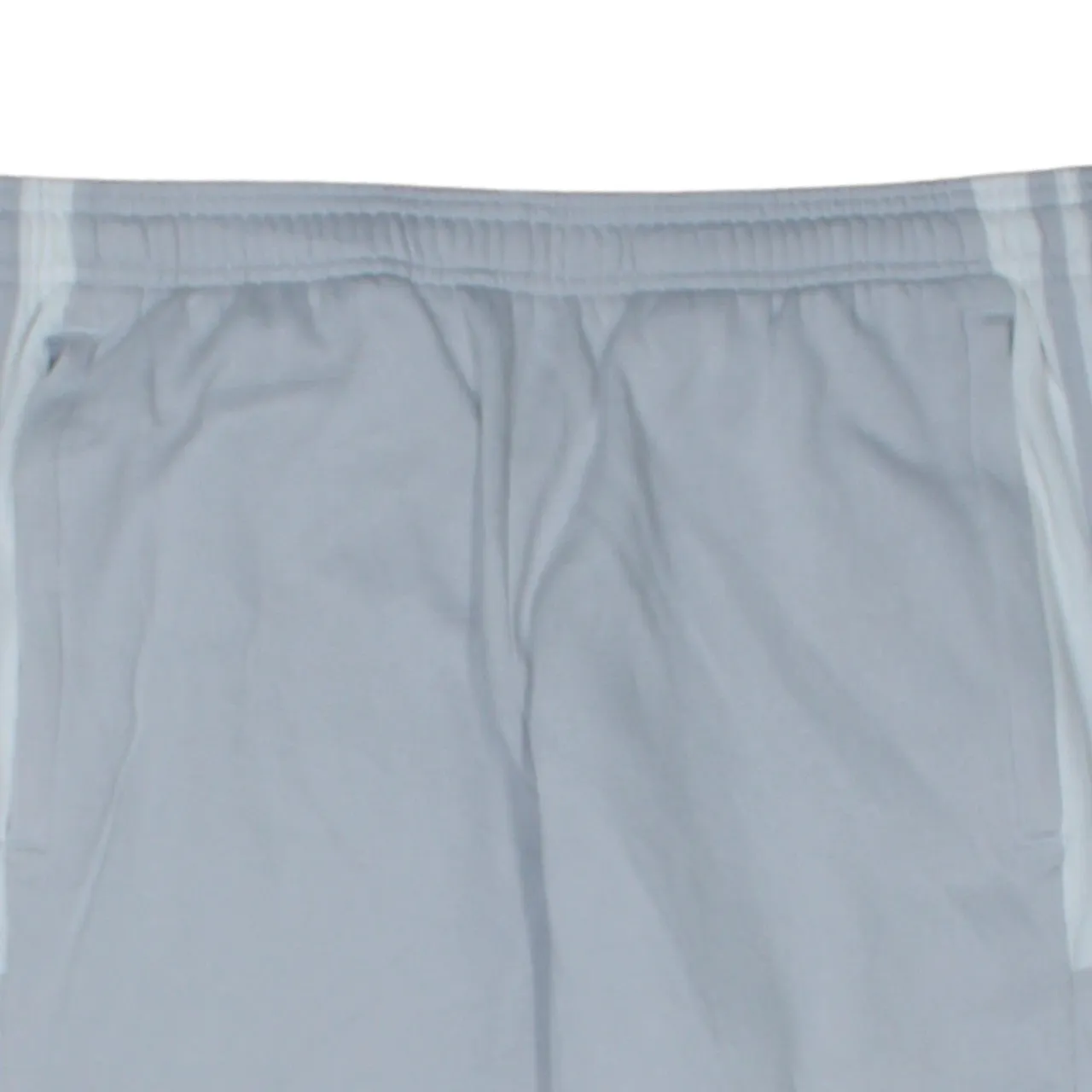 Adidas Light Grey Joggers Men's 32 Printed Logo Three Stripe Elastic Waist Sweatpants sold by Vintage Club product image thumbnail 3