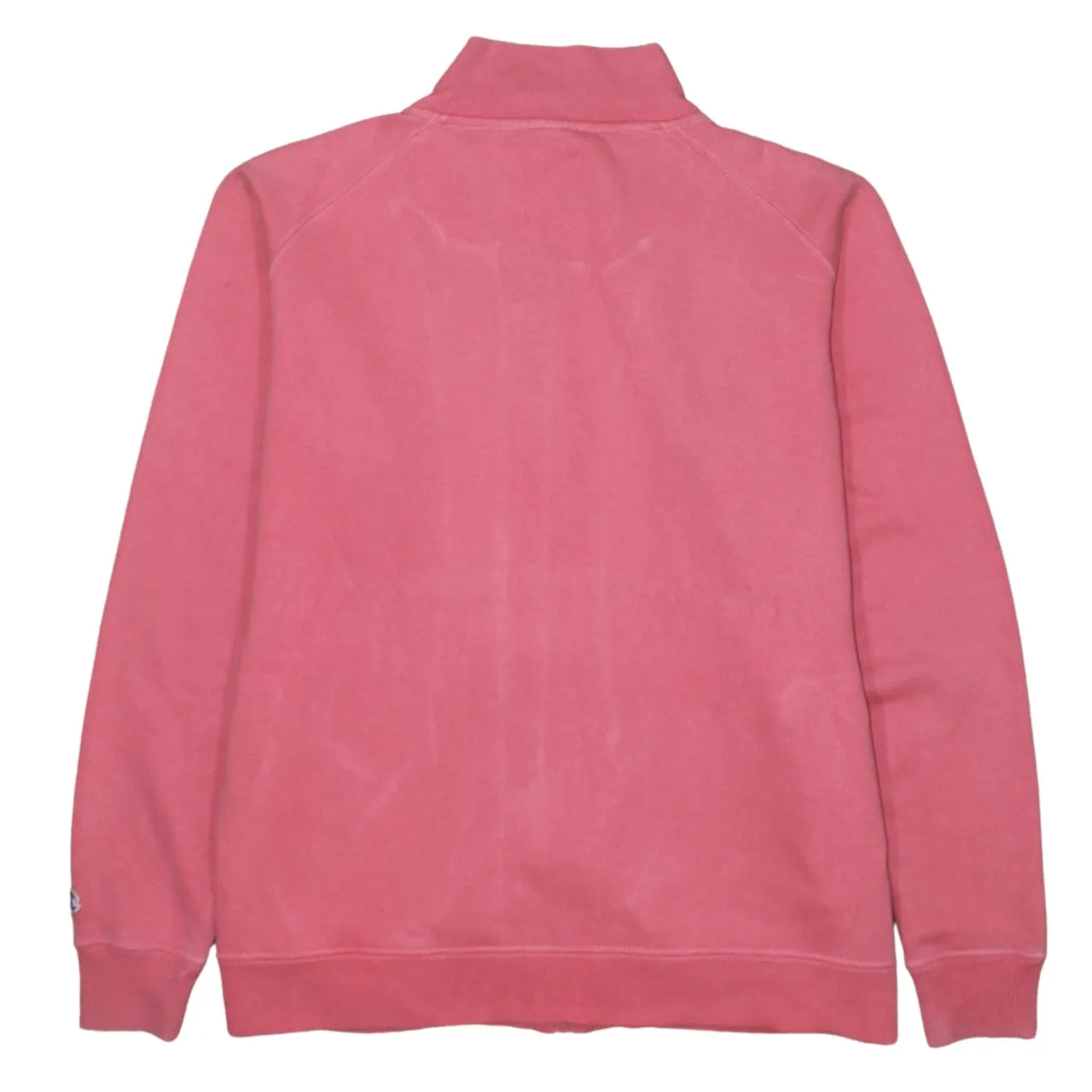 Champion Pink Full Zip Sweatshirt Women’s Large Embroidered C Logo Funnel Neck Pockets Top sold by Vintage Club product image thumbnail 2