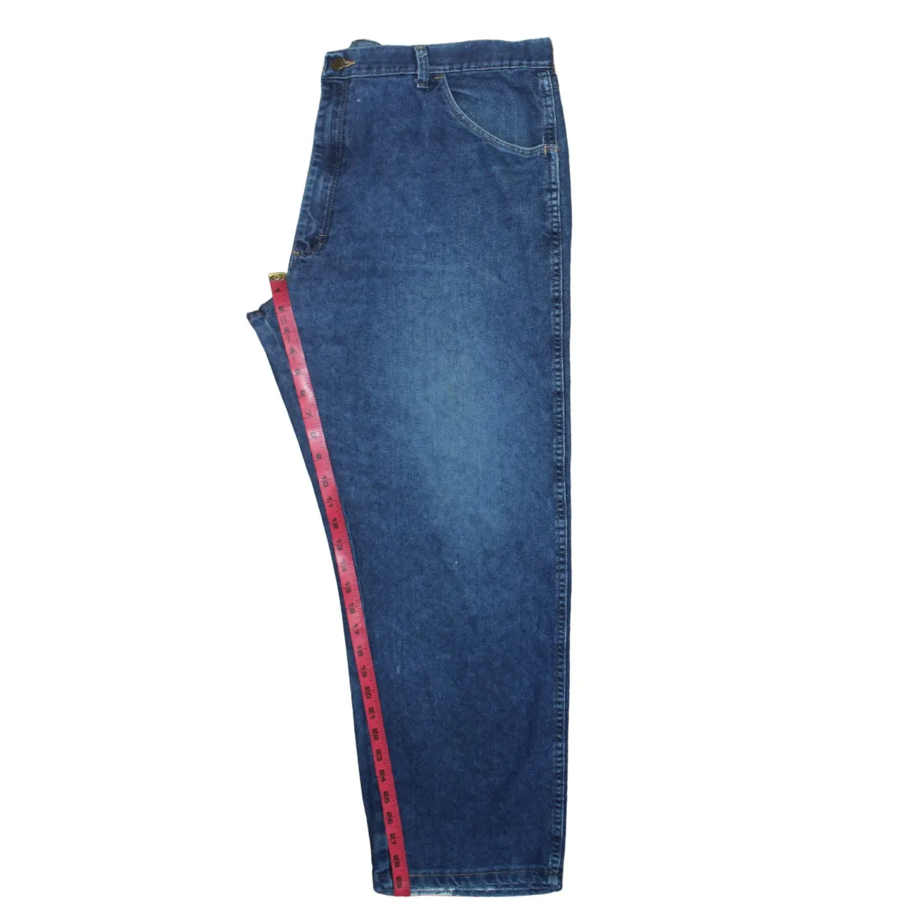 Wrangler Blue Denim Jeans Men's 42x29 Regular Fit Classic Five Pocket Pants sold by Vintage Club product image thumbnail 5
