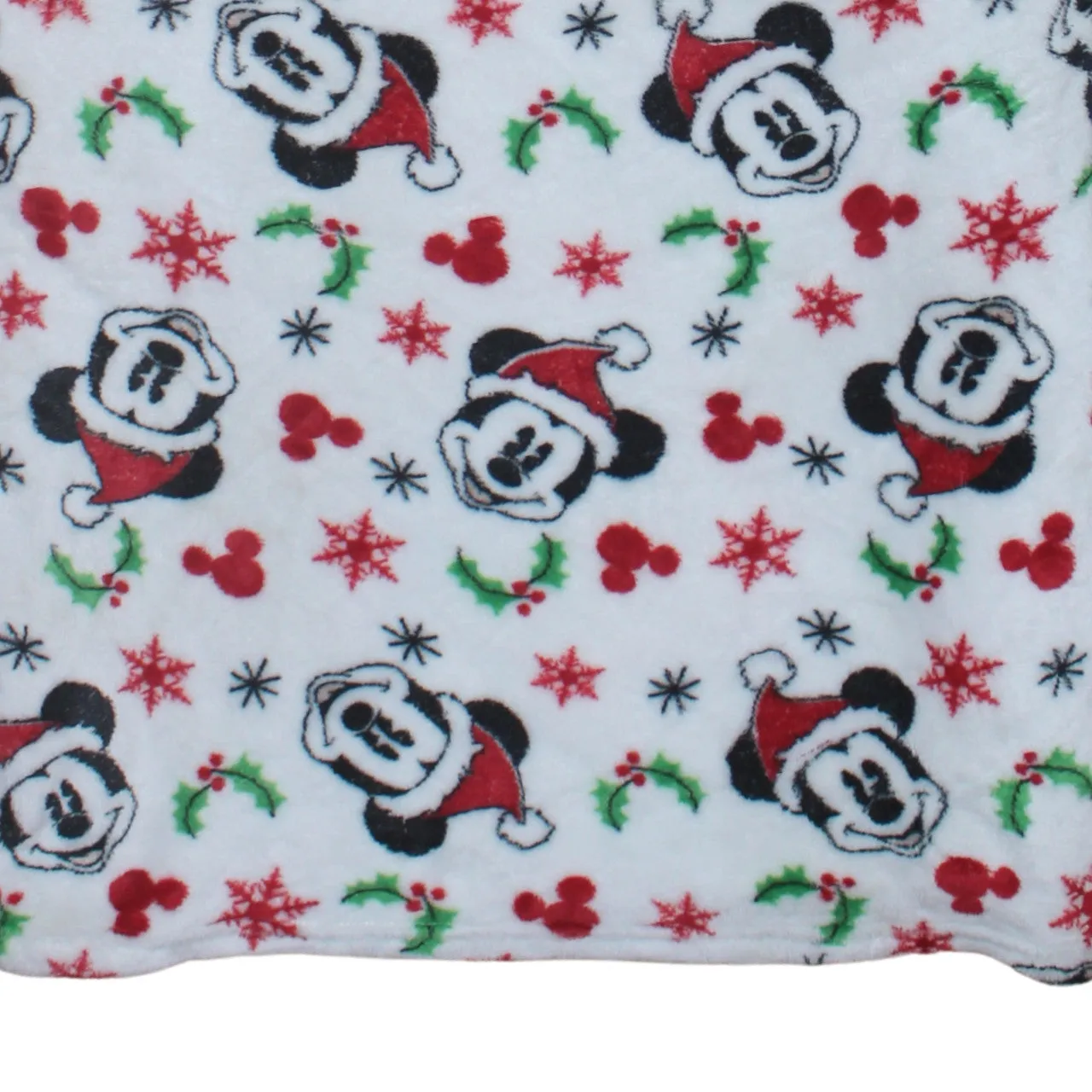 Disney White Fleece Sweatshirt Men’s XLarge Mickey Mouse Christmas Print Pullover Top sold by Vintage Club product image thumbnail 4