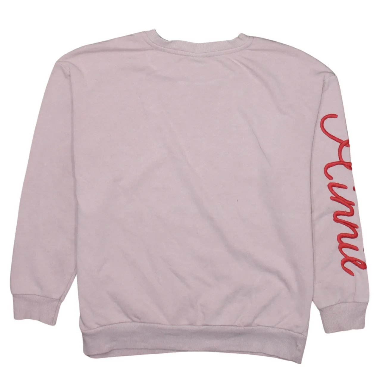 Disney Pink Sweatshirt Men's Medium Minnie Mouse Printed Graphic Crewneck Pullover Top sold by Vintage Club product image thumbnail 2