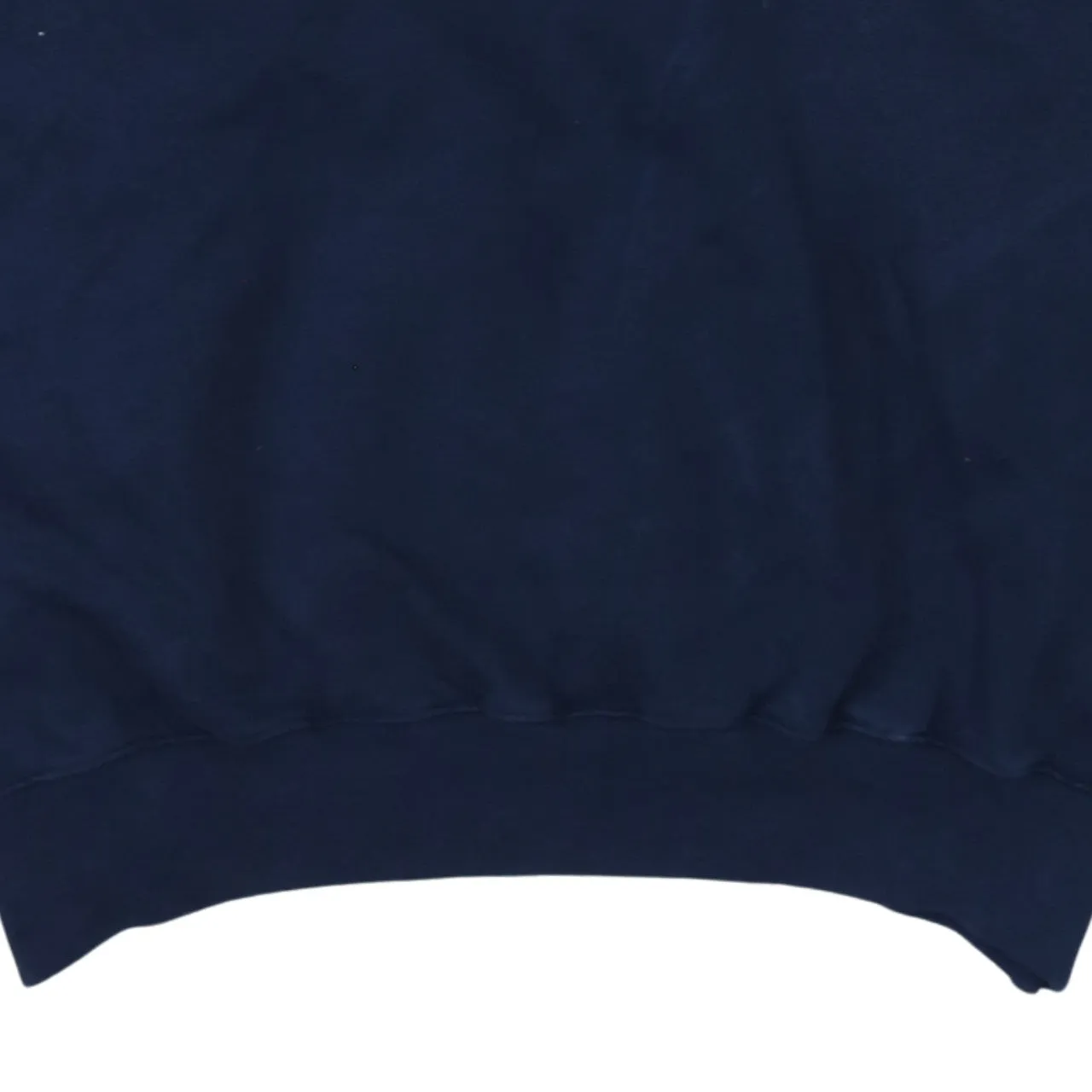 Champion Navy Blue Sweatshirt Men's Large Embroidered Chest Logo Ribbed Crewneck Pullover sold by Vintage Club product image thumbnail 4