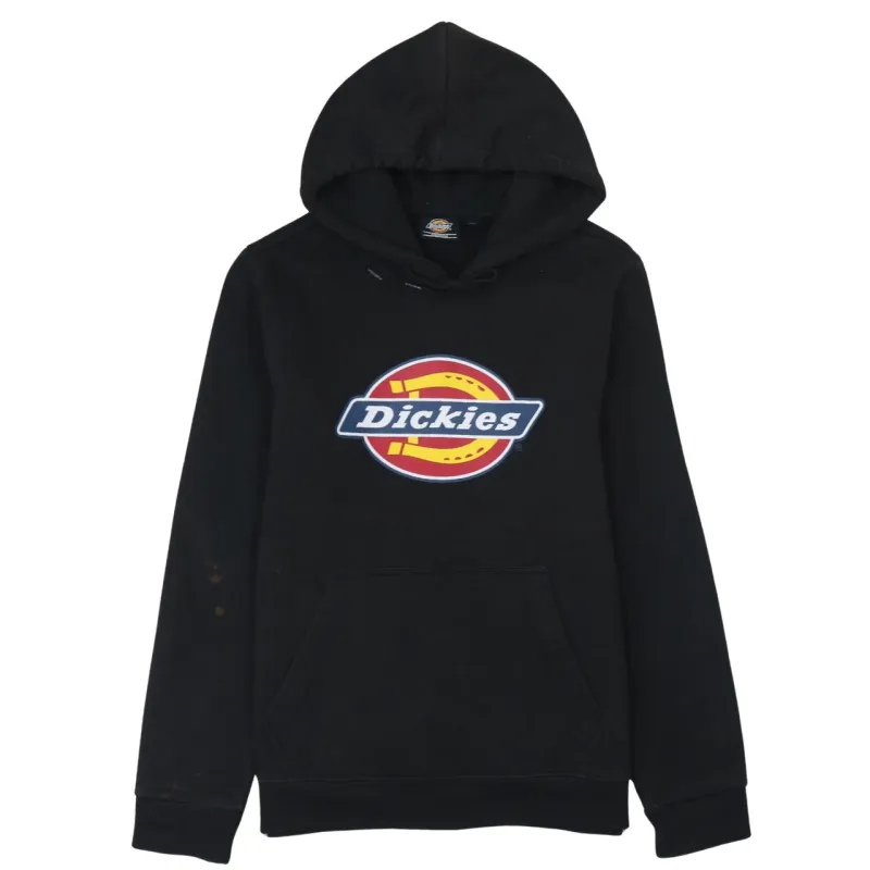 Dickies Black Hoodie Men's Medium Printed Logo Front Pocket Pullover Sweatshirt sold by Vintage Club