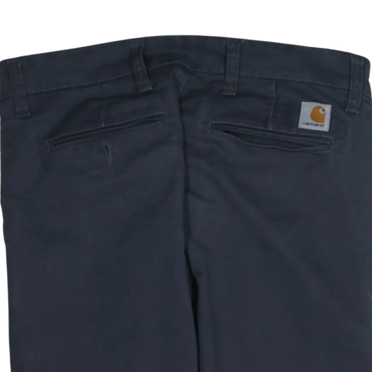 Carhartt Navy Sid Pant Trousers Men’s 31 Slim Fit Work Chinos Back Logo Patch sold by Vintage Club product image thumbnail 3