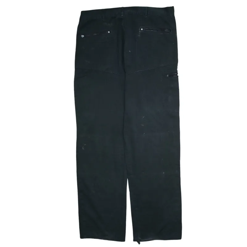 Dickies Black Trousers Men's 38 Zip Pockets Workwear Utility Pants sold by Vintage Club