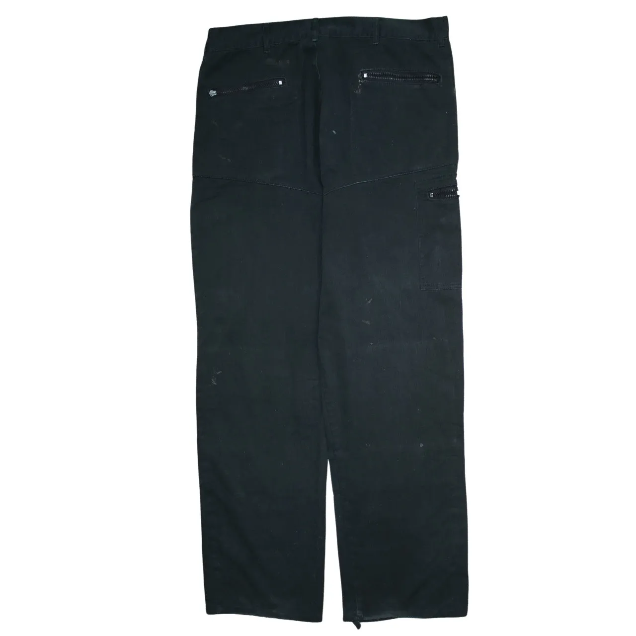 Dickies Black Trousers Men's 38 Zip Pockets Workwear Utility Pants sold by Vintage Club