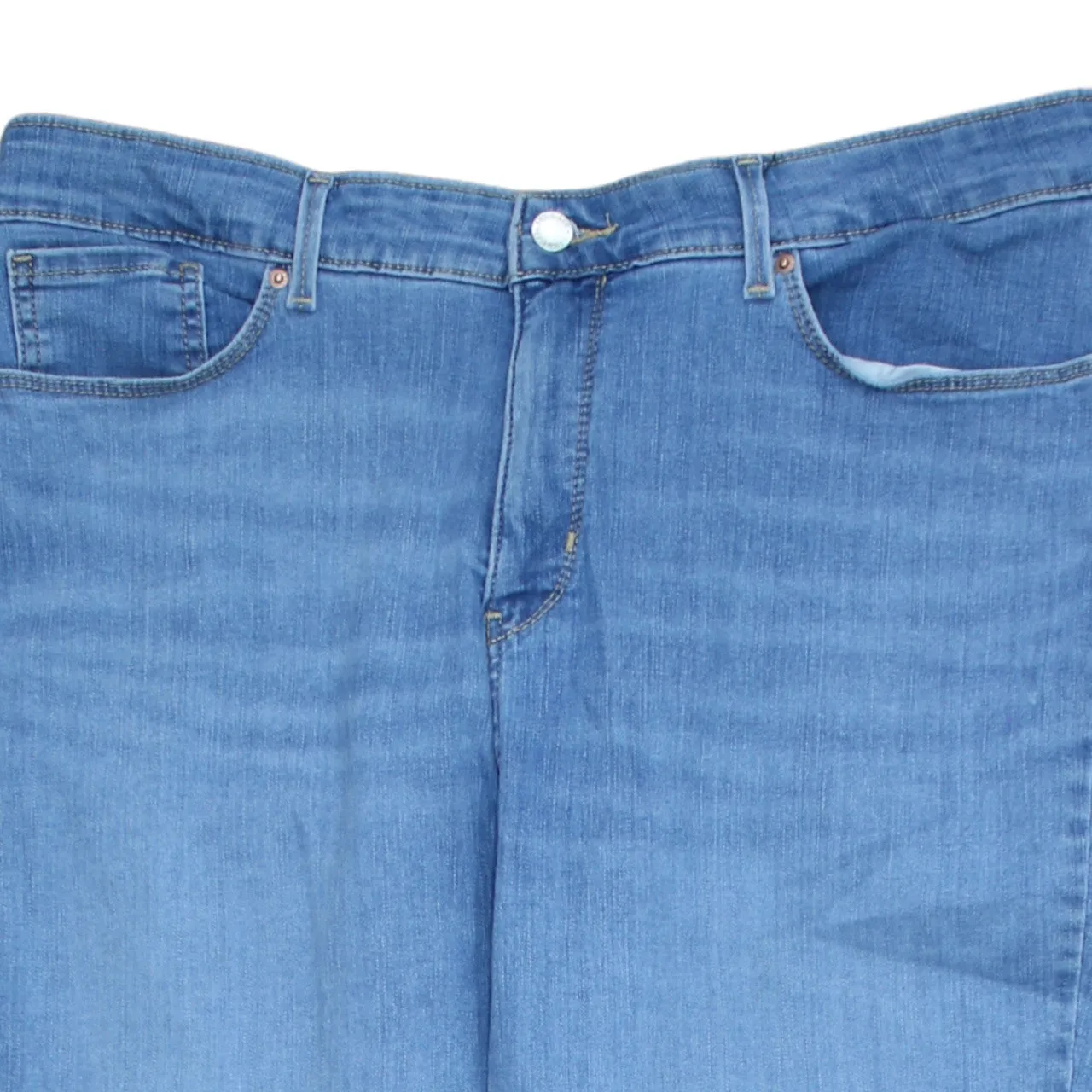 Signature Light Blue Jeans Pants Men's 34 Five Pocket Straight Leg Denim Trousers sold by Vintage Club product image thumbnail 3