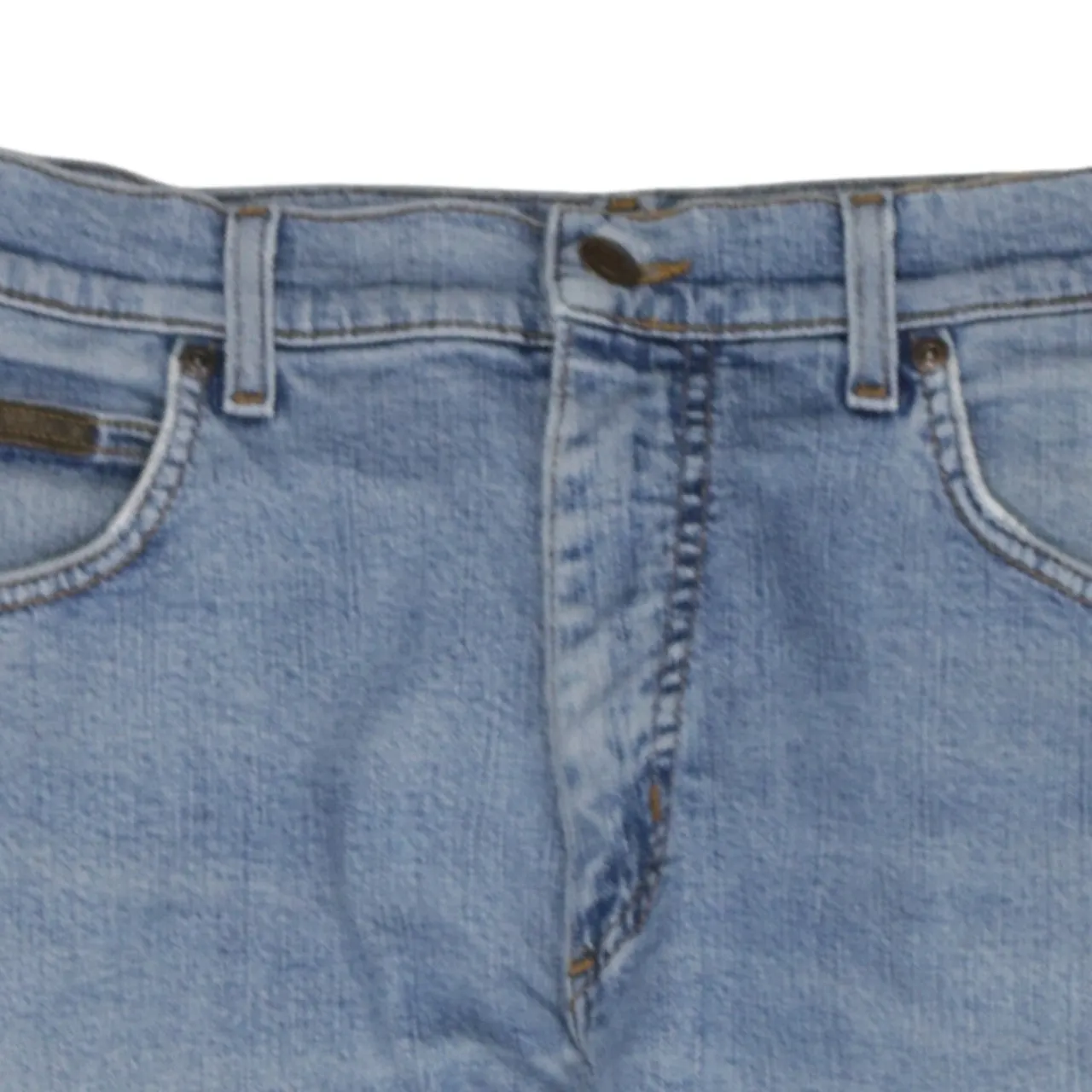 Wrangler Light Blue Jeans Men's 32 Straight Leg Five Pocket Denim Pants sold by Vintage Club product image thumbnail 3