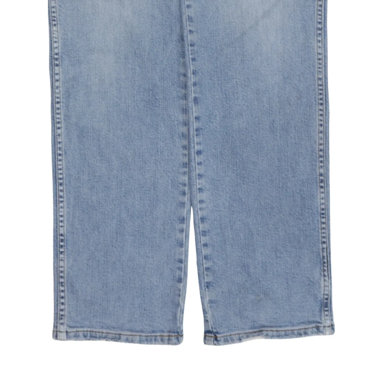 Wrangler Light Blue Jeans Men's 32 Straight Leg Five Pocket Denim Pants sold by Vintage Club product image thumbnail 4