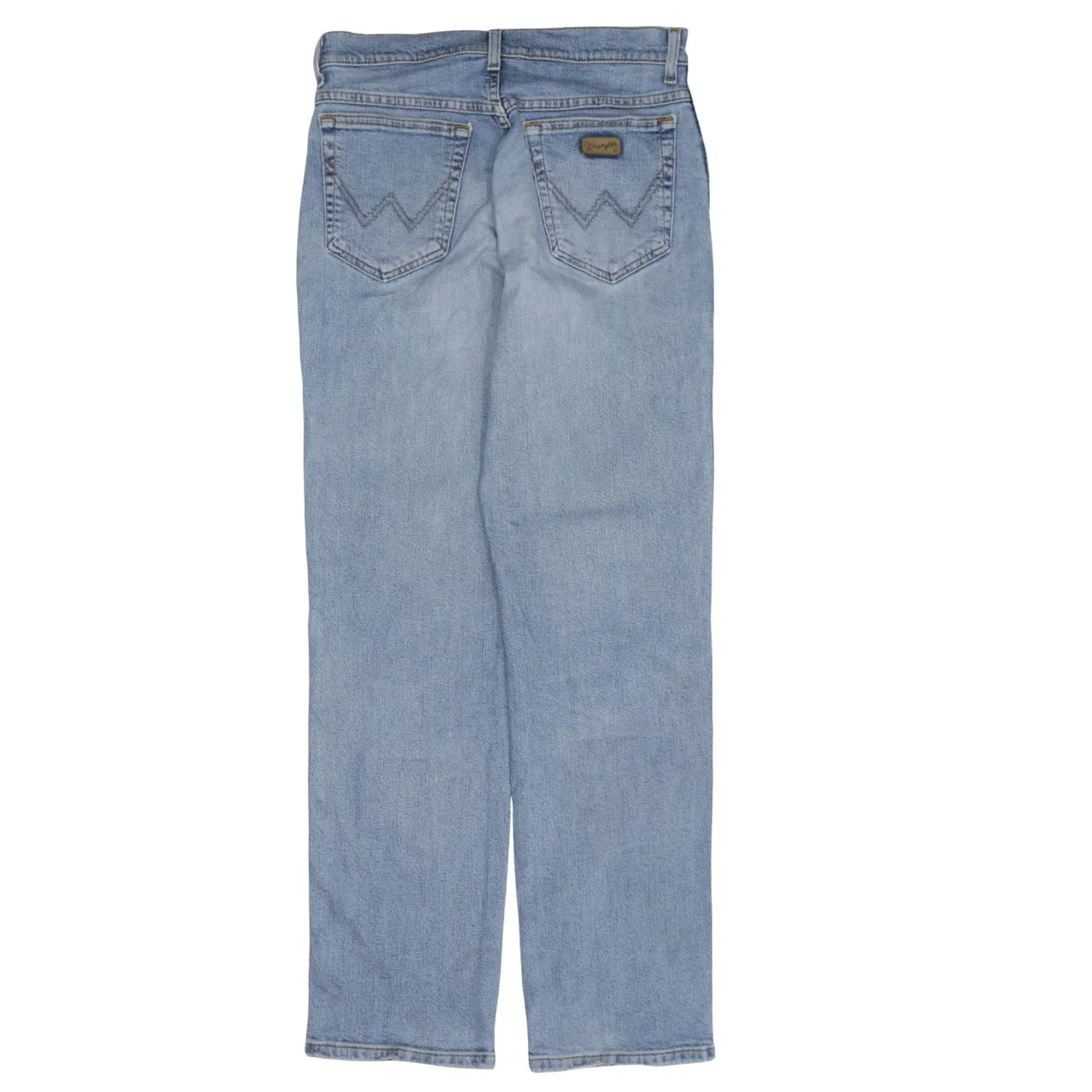 Wrangler Light Blue Jeans Men's 32 Straight Leg Five Pocket Denim Pants sold by Vintage Club