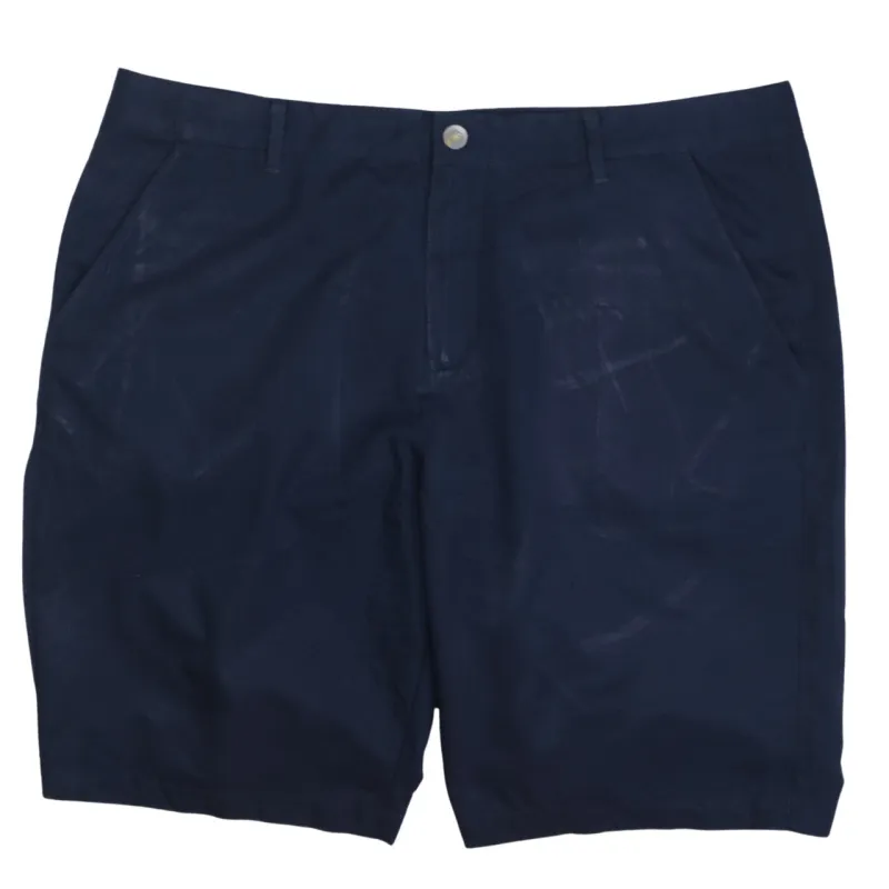 Puma Navy Blue Shorts Men's 38 Embroidered Logo Belt Loops Slant Pockets Golf Chino made by Puma