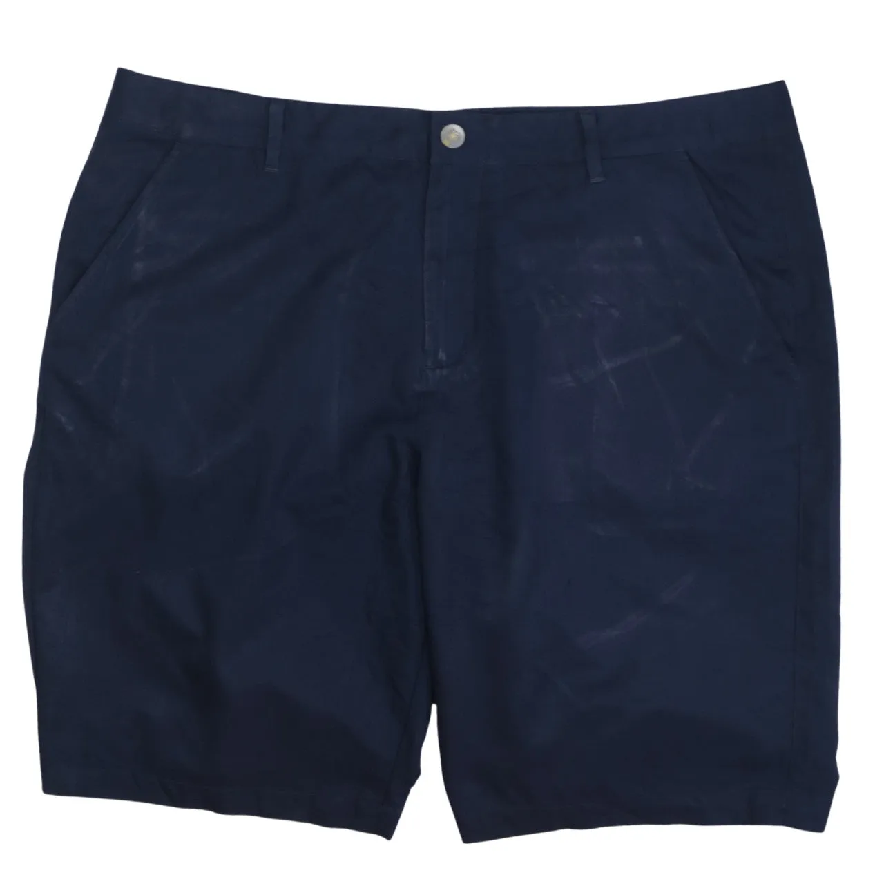 Puma Navy Blue Shorts Men's 38 Embroidered Logo Belt Loops Slant Pockets Golf Chino sold by Vintage Club