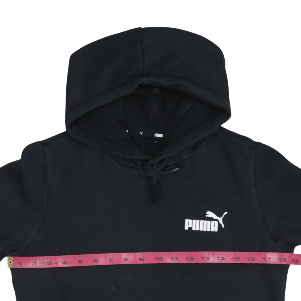 Puma 90's Drawstring Pockets Pullover Hoodie XSmall Black sold by Vintage Club product image thumbnail 5