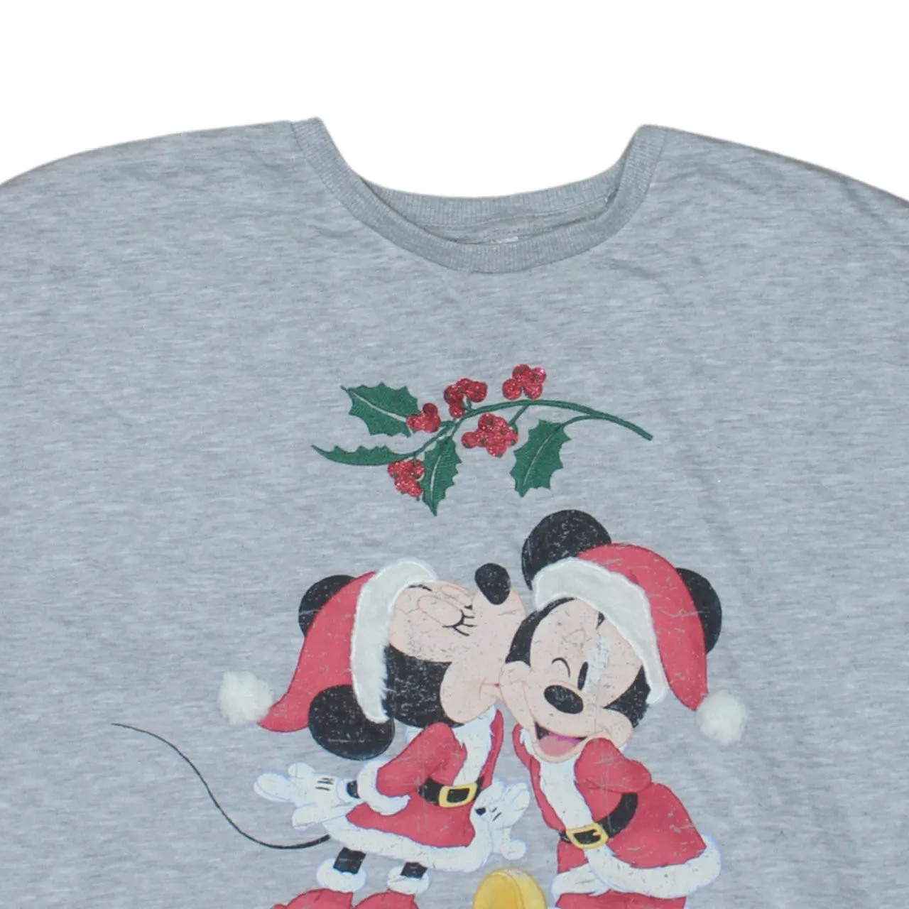 Disney 90's Mickey & Minnie Mouse Crew Neck Sweatshirt Medium Grey sold by Vintage Club product image thumbnail 3
