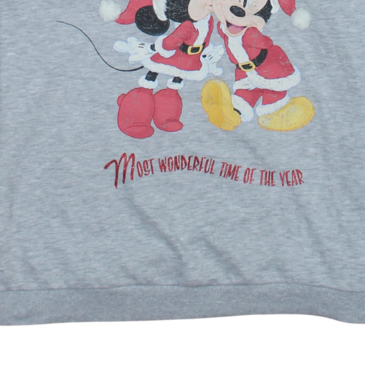 Disney 90's Mickey & Minnie Mouse Crew Neck Sweatshirt Medium Grey sold by Vintage Club product image thumbnail 4