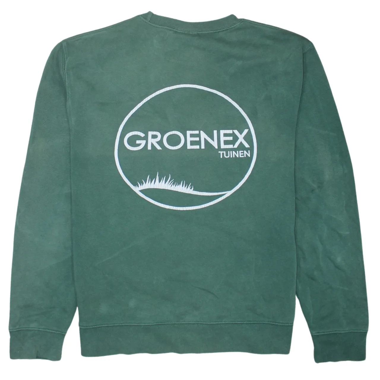 Russell Athletic Green Sweatshirt Men's Medium Printed Groenex Logo Crewneck Pullover Fleece Top sold by Vintage Club product image thumbnail 2